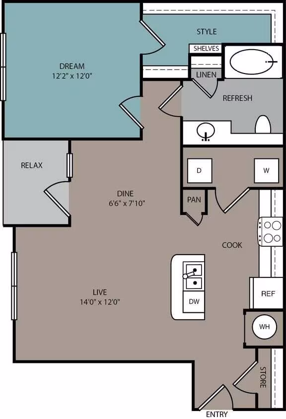 Unit 01121 02405 floor plan